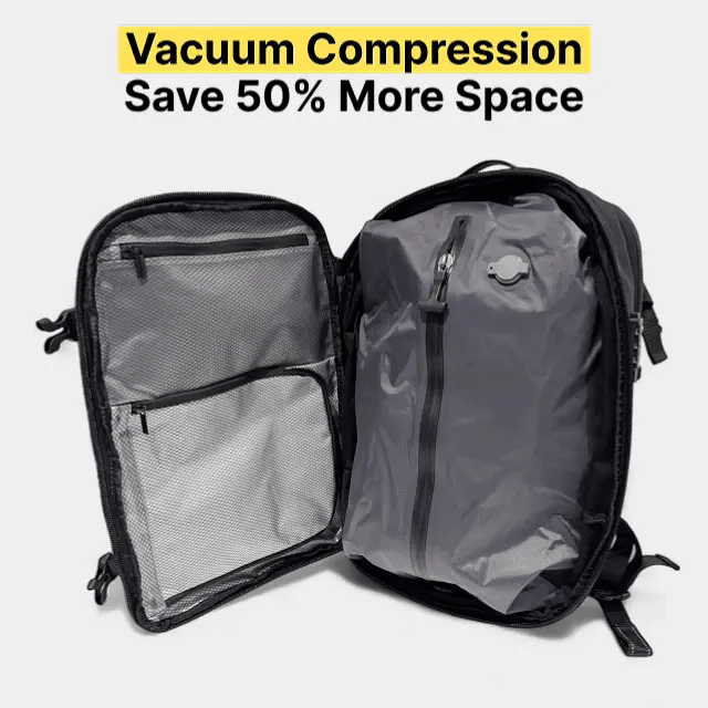 GRAVITYBAG® Auto-Vacuum Backpack 65L