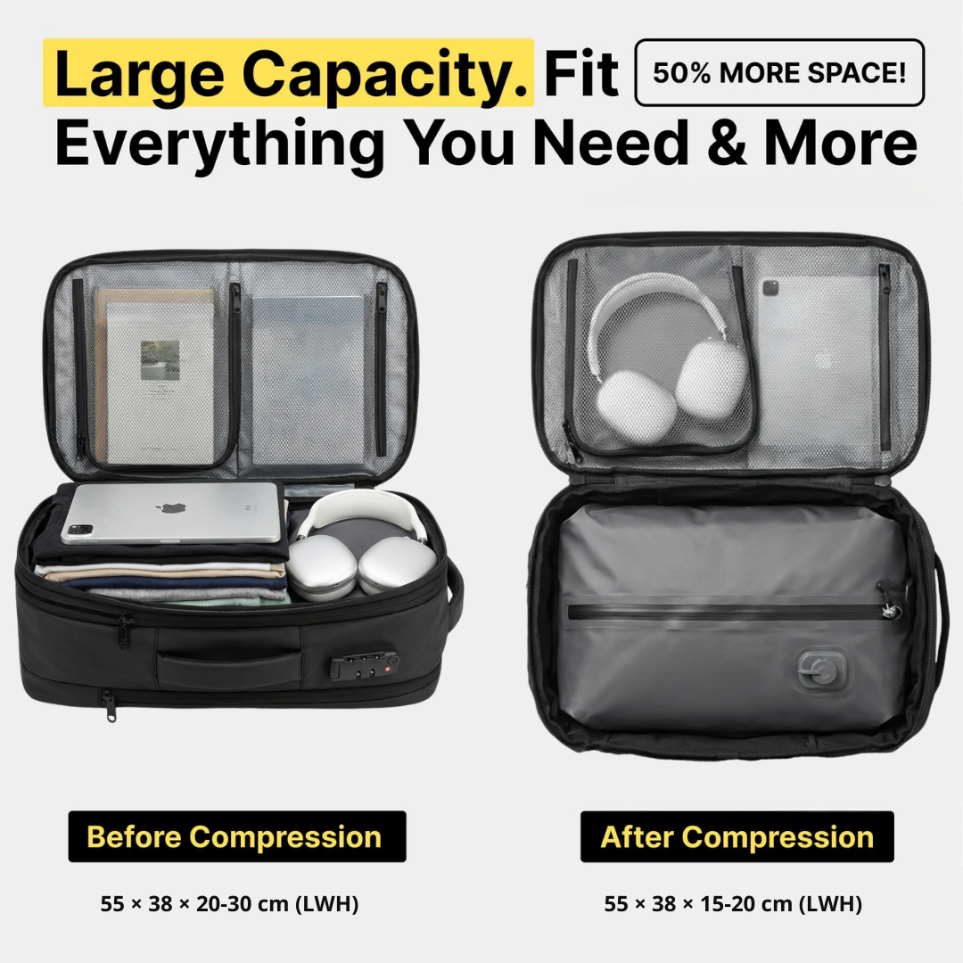 GRAVITYBAG® Auto-Vacuum Backpack 65L