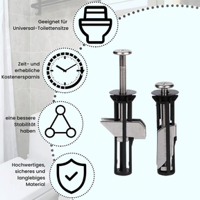 Hochleistungs-Toilettensitz-Befestigungsbolzensatz