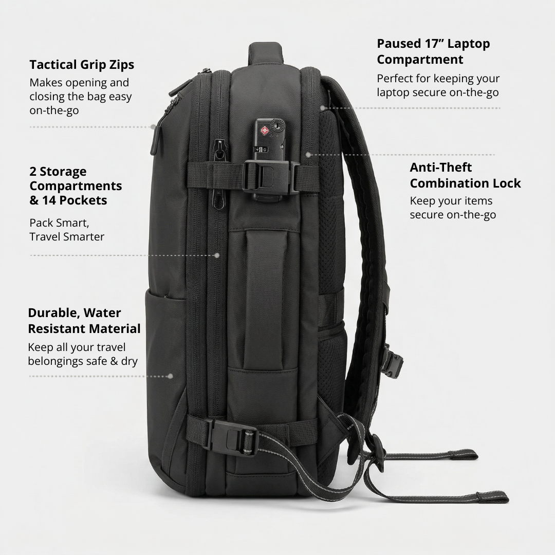 GRAVITYBAG® Auto-Vacuum Backpack 65L